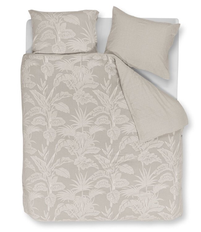 Rivièra Maison Dekbedovertrek Katoen Botanica Zand 260 x 200/220