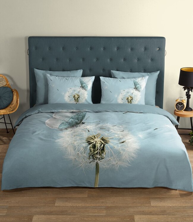 Ritzzly Dekbedovertrek met rits Papillon Blauw