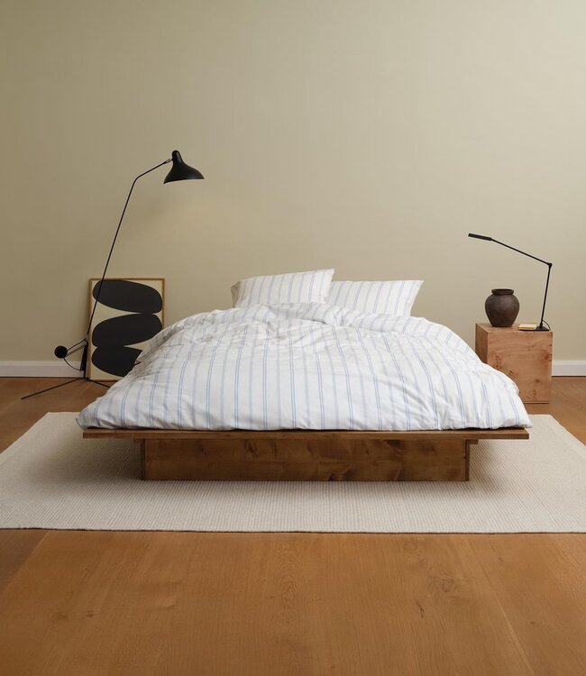 Marc O'Polo Dekbedovertrek Olin Calm Blue 240 x 200/220
