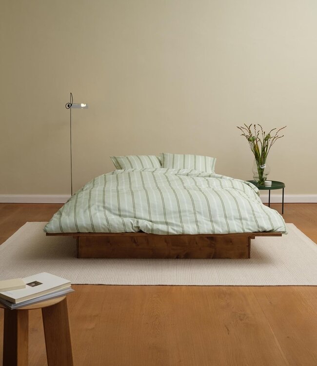 Marc O'Polo Dekbedovertrek Olin Calm Sage 140 x 200/220