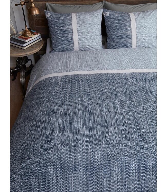 Rivièra Maison Dekbedovertrek Amsterdam Loft Bluegrey 140 x 200/220