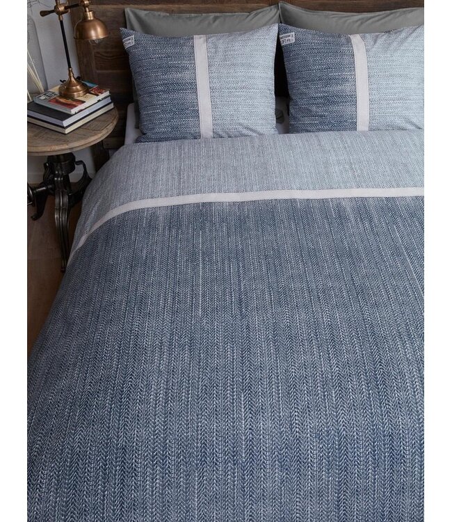 Rivièra Maison Dekbedovertrek Amsterdam Loft Bluegrey 260 x 200/220