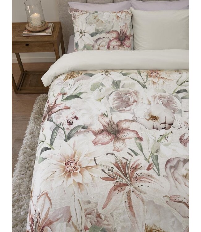 Rivièra Maison Dekbedovertrek Lily Love Pink 140 x 200/220