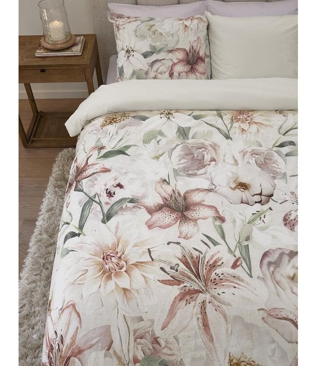 Rivièra Maison Dekbedovertrek Lily Love Pink 240 x 200/220