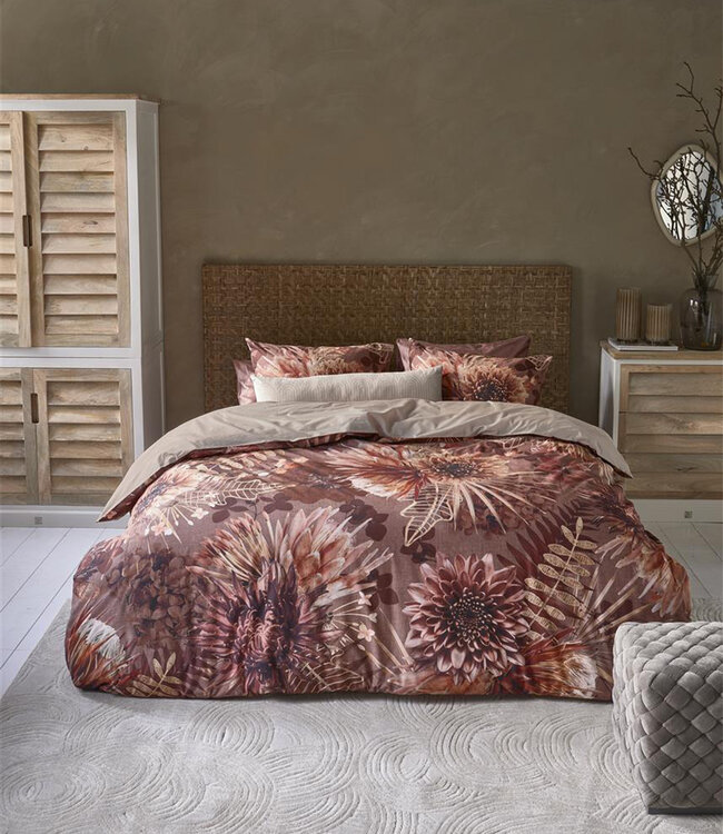 Rivièra Maison Dekbedovertrek Protea Terra 140 x 200/220