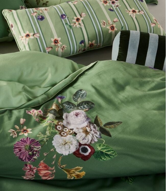 Essenza Dekbedovertrek Laurine Shale Green 240 x 200/220