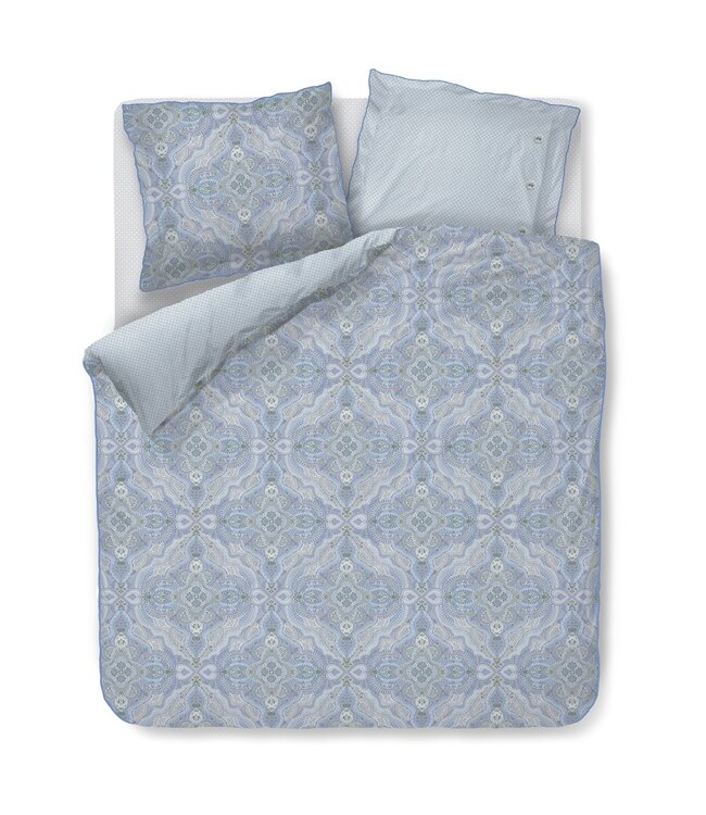 Pip Studio Dekbedovertrek Moon Flower Light Blue 240 x 200/220