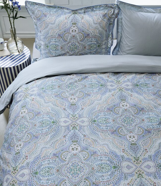 Pip Studio Dekbedovertrek Moon Flower Light Blue 240 x 200/220