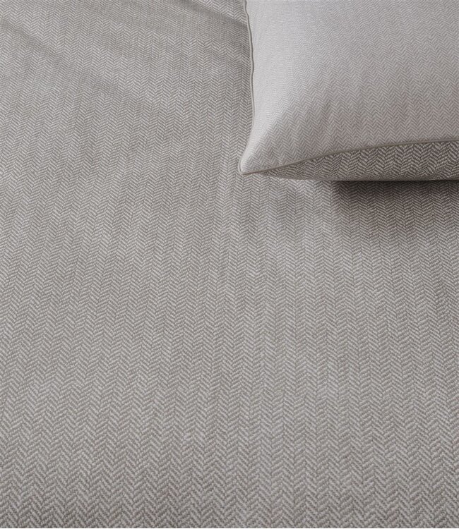 Rivièra Maison Dekbedovertrek Chevron Weave Grey 200 x 200/220