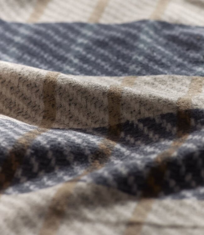 Beddinghouse Dekbedovertrek Flanel Bo Blauw 260 x 200/220