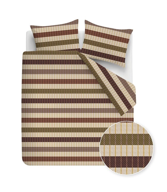 Beddinghouse Dekbedovertrek Flanel Bo Terra 240 x 200/220