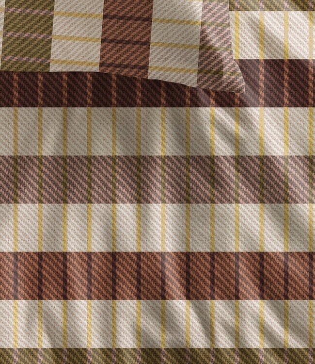 Beddinghouse Dekbedovertrek Flanel Bo Terra 240 x 200/220
