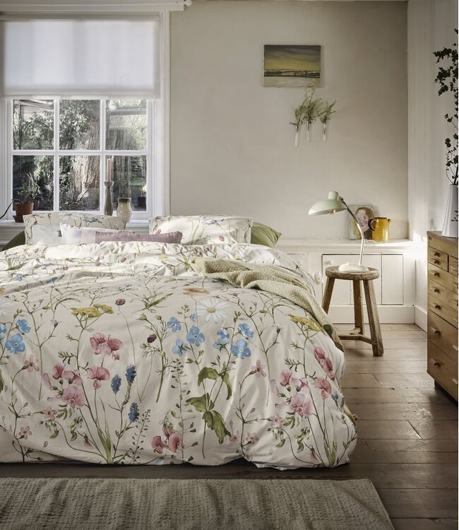Ariadne at Home Dekbedovertrek Bloom Zand 200 x 200/220