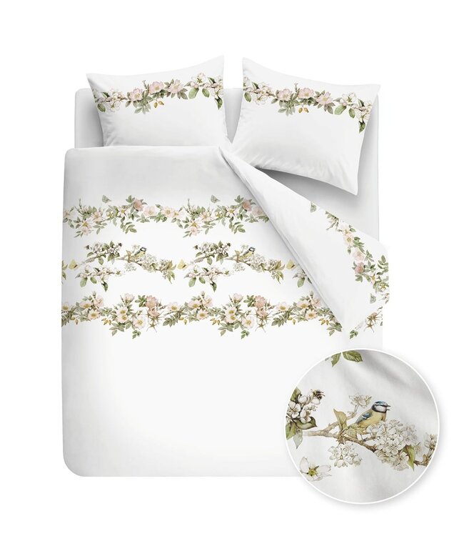 Marjolein Bastin Dekbedovertrek Katoen In Bloom Peach 240 x 200/220