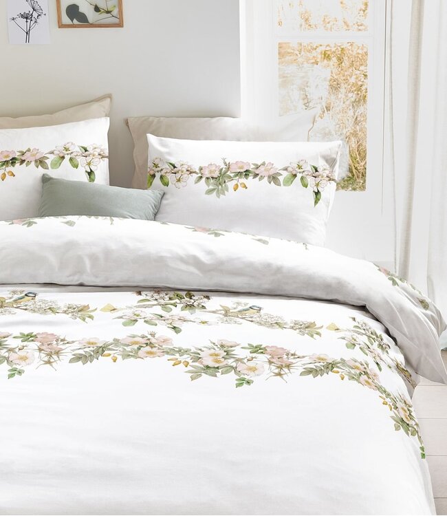 Marjolein Bastin Dekbedovertrek Katoen In Bloom Peach 260 x 200/220