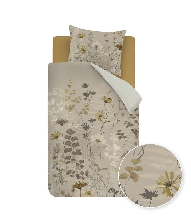 Beddinghouse Dekbedovertrek Elze Natural 140 x 200/220