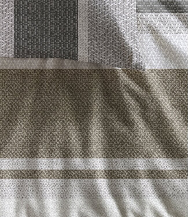Beddinghouse Dekbedovertrek Flanel Nyls Grijs 260 x 200/220