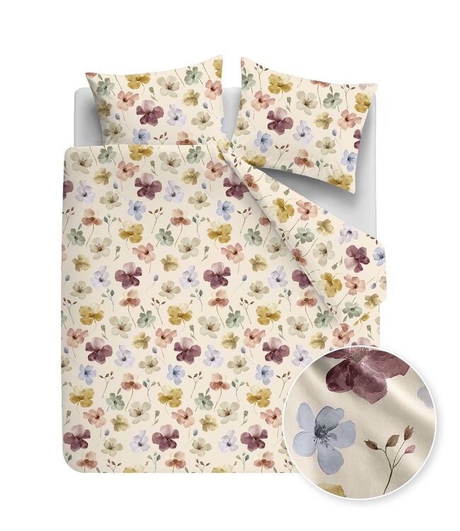 Ariadne at Home Dekbedovertrek Fleurs Multi
