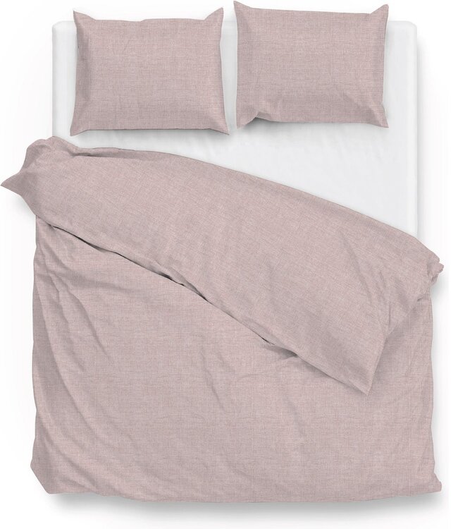 Ritzzly Dekbedovertrek met rits Lino Shell Nude 240 x 200/220