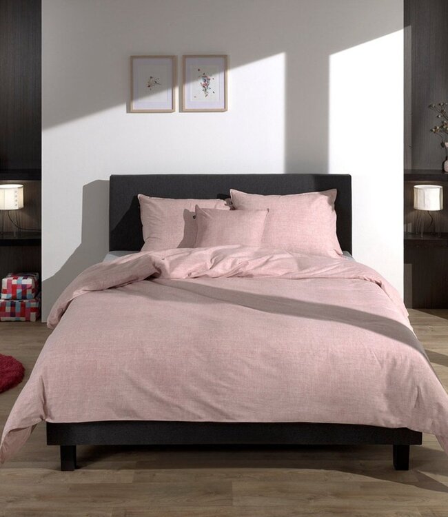 Ritzzly Dekbedovertrek met rits Lino Shell Nude 240 x 200/220