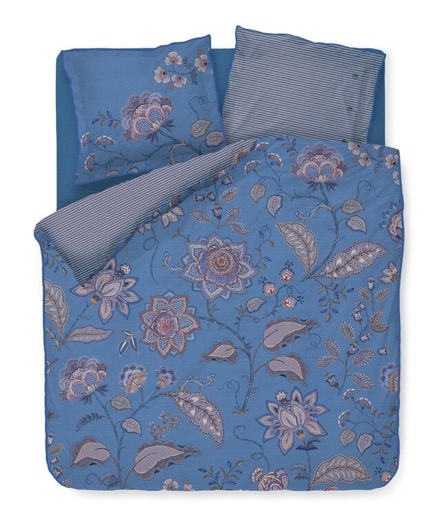 Pip Studio Dekbedovertrek Mumbai Night Blue 200 x 200/220