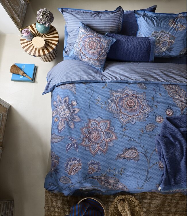 Pip Studio Dekbedovertrek Mumbai Night Blue 240 x 200/220