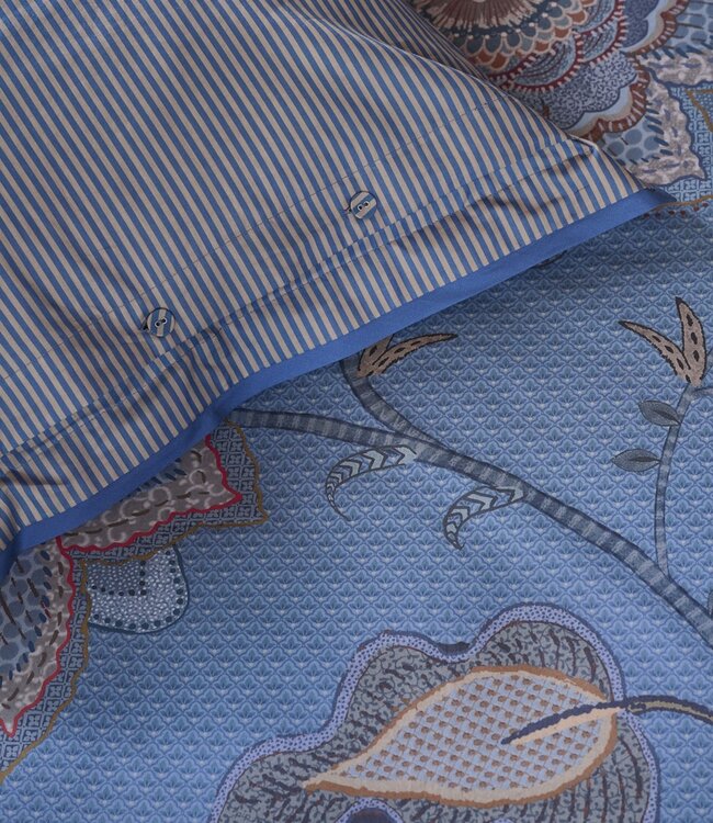 Pip Studio Dekbedovertrek Mumbai Night Blue 200 x 200/220