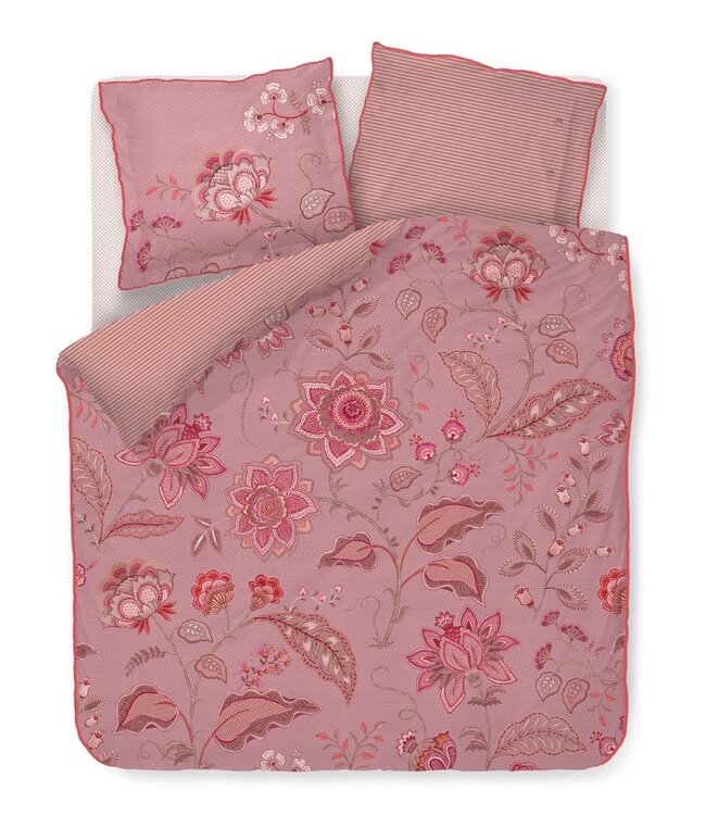 Pip Studio Dekbedovertrek Mumbai Night Roze 240 x 200/220