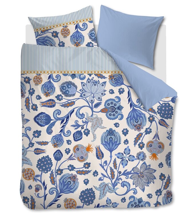 Oilily Dekbedovertrek Satijn Taya Blauw