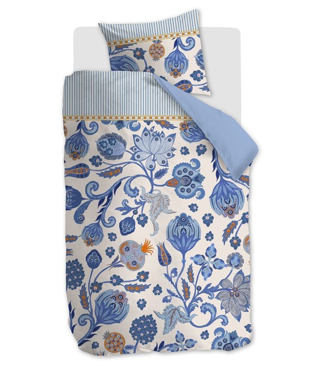 Oilily Dekbedovertrek Satijn Taya Blauw
