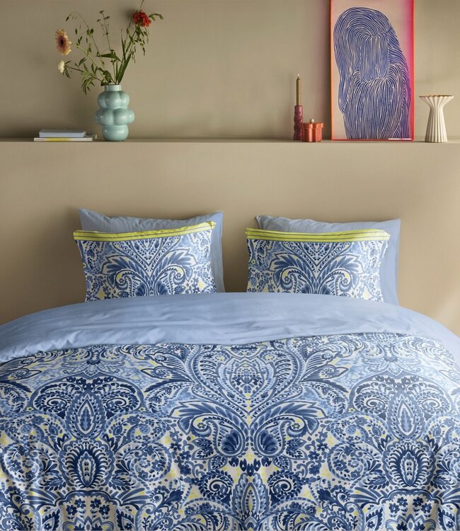 Oilily Dekbedovertrek Satijn Linzi Blauw