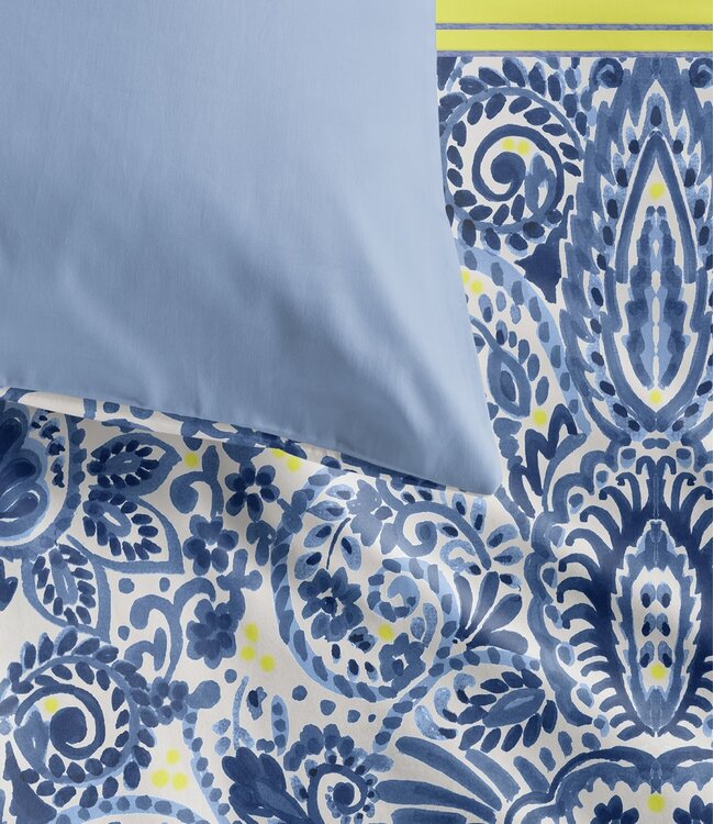 Oilily Dekbedovertrek Satijn Linzi Blauw