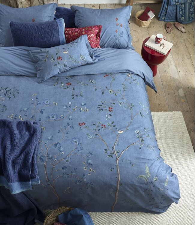Pip Studio Dekbedovertrek Desi Garden Blauw