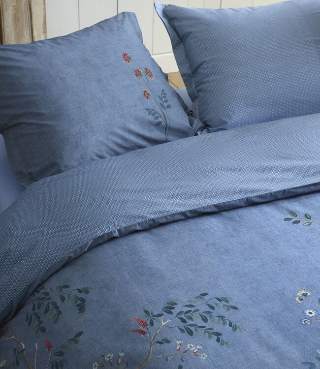 Pip Studio Dekbedovertrek Desi Garden Blauw