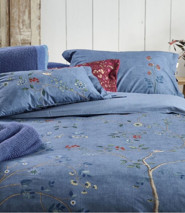 Pip Studio Dekbedovertrek Desi Garden Blauw