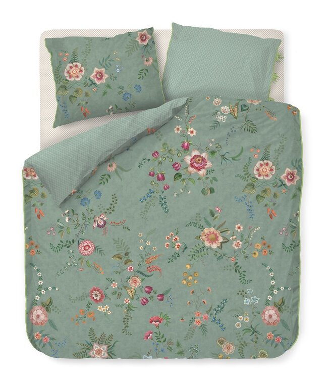 Pip Studio Dekbedovertrek Everbloom Green