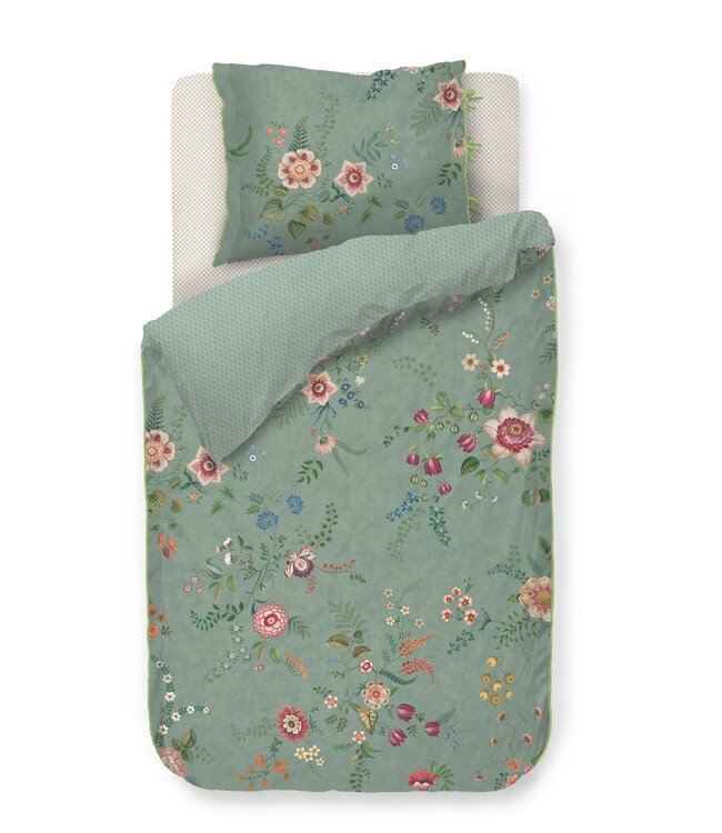 Pip Studio Dekbedovertrek Everbloom Green