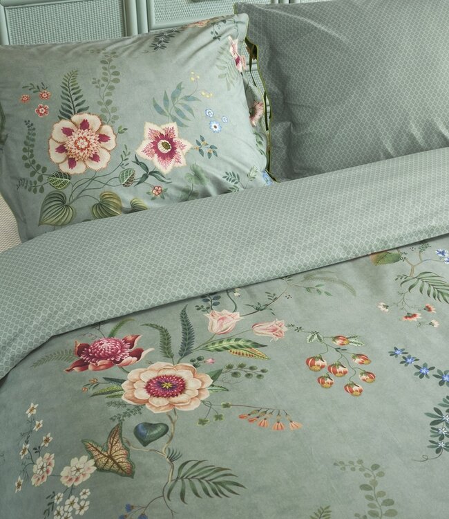 Pip Studio Dekbedovertrek Everbloom Green