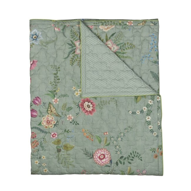 Sprei Everbloom, groen
