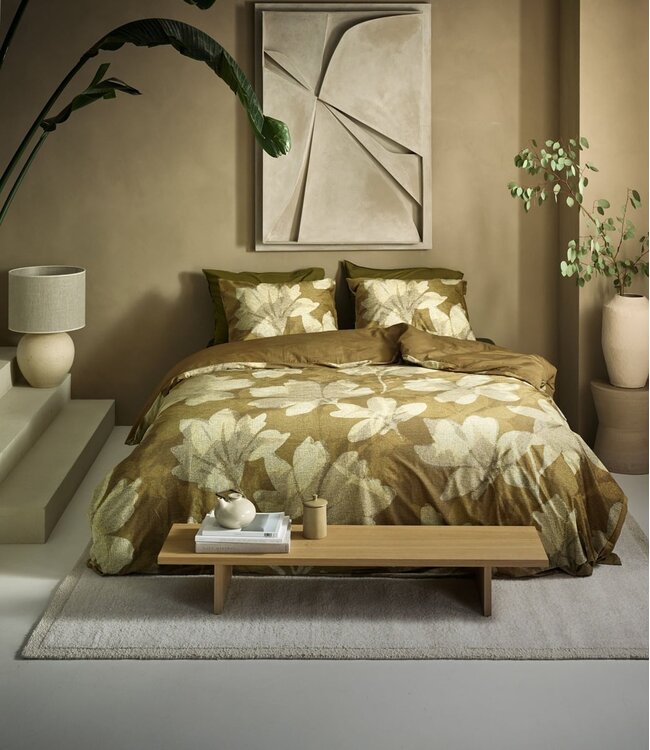 Beddinghouse Dekbedovertrek Juline Gold 200 x 200/220