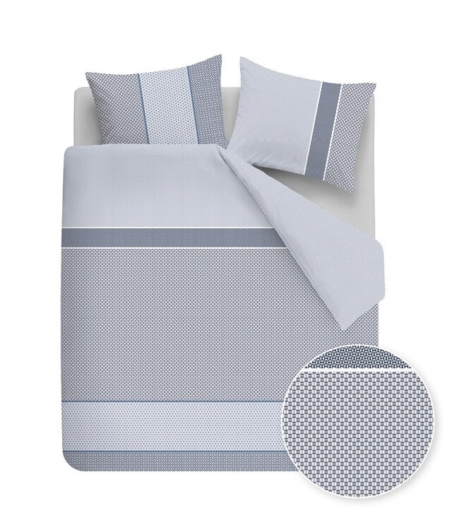 Beddinghouse Dekbedovertrek Satijn Feline Blue 200 x 200/220