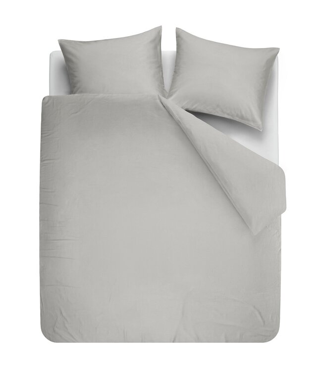 Beddinghouse Dekbedovertrek Satijn Lush Grey 200 x 200/220