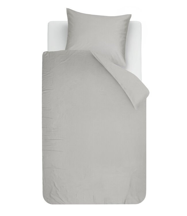 Beddinghouse Dekbedovertrek Satijn Lush Grey 140 x 200/220