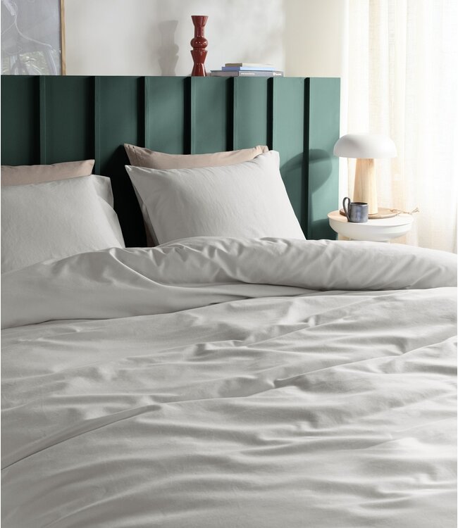 Beddinghouse Dekbedovertrek Satijn Lush Grey 200 x 200/220