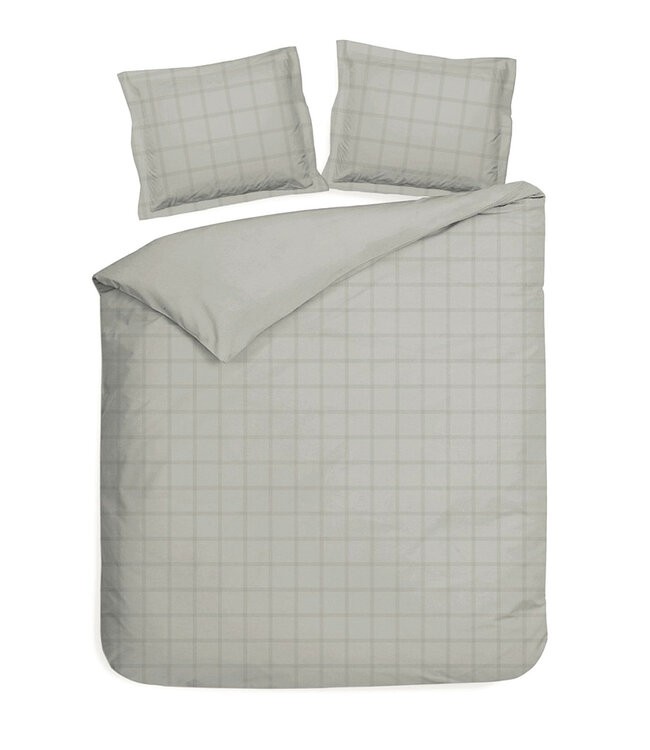 Ritzzz Dekbedovertrek met rits (3 zijdes) Diamante Cloud Grey