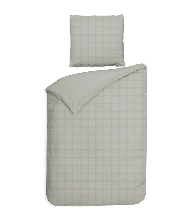Ritzzz Dekbedovertrek met rits (3 zijdes) Diamante Cloud Grey