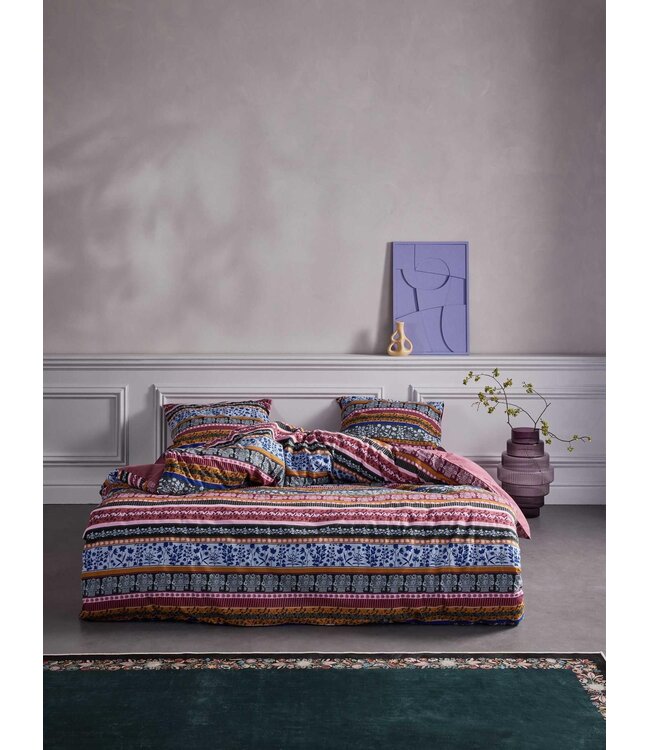 Essenza Dekbedovertrek Flanel Lita Mauve 200 x 200/220