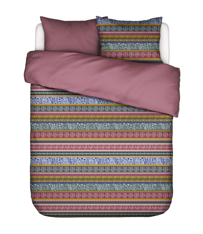 Essenza Dekbedovertrek Flanel Lita Mauve 200 x 200/220