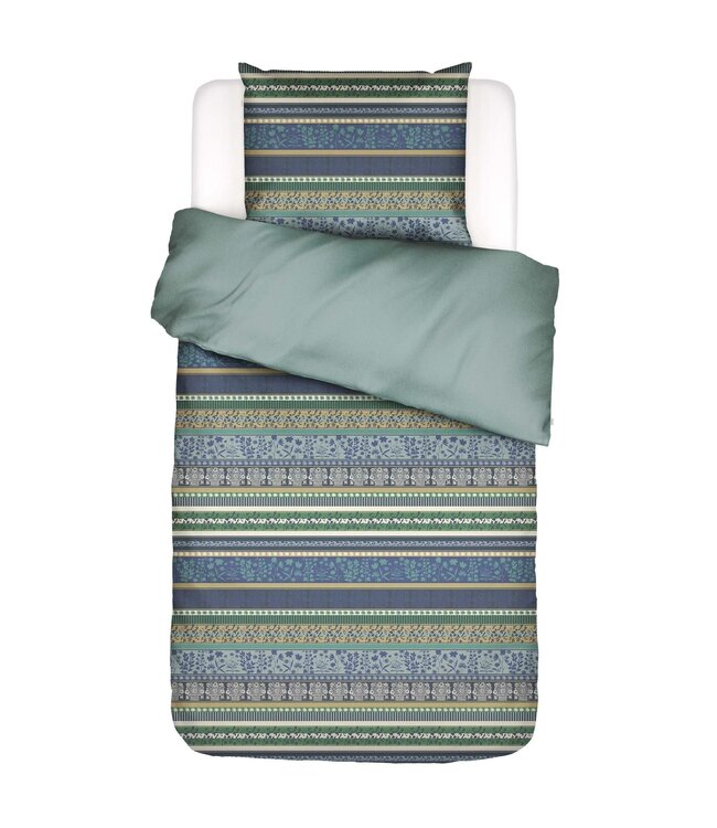 Essenza Dekbedovertrek Flanel Lita Surf Green