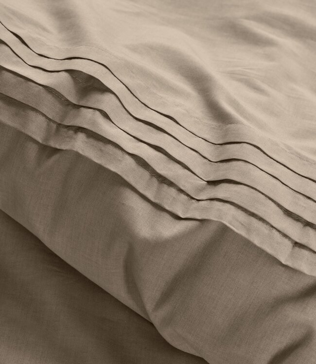 Beddinghouse Dekbedovertrek Katoen Osiris Taupe 140 x 200/220